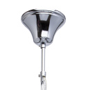 Chromowana lampa wisząca na 6 żarówek - czarne klosze MW-LIGHT Modern 379019006