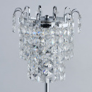Chromowana lampka na stolik nocny, kryształki Adelard MW-LIGHT Crystal 642033201