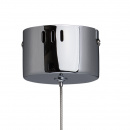 Chromowana lampka wisząca LED w szklanej obudowie MW-Light Techno 632013901