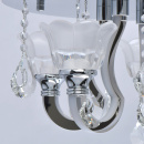 Chromowana, okrągła lampa sufitowa świecące ramiona LED RegenBogen Elegance 659011105