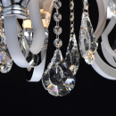 Chromowana, okrągła lampa sufitowa świecące ramiona LED RegenBogen Elegance 659011105