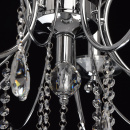 Chromowany żyrandol, regulowana wysokość, duże kryształy MW-LIGHT Crystal 373013205