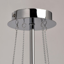 Chromowany żyrandol z czarnymi kloszami Federica MW-LIGHT Elegance 684010305