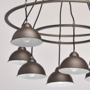 Ciemnoszary żyrandol na 8 żarówek do dużego pomieszczenia MW-LIGHT Loft - wycofa 696010808