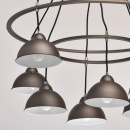 Ciemnoszary żyrandol na 8 żarówek do dużego pomieszczenia MW-LIGHT Loft - wycofa 696010808