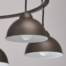 Ciemnoszary żyrandol na 8 żarówek do dużego pomieszczenia MW-LIGHT Loft - wycofa 696010808