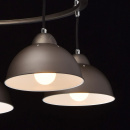 Ciemnoszary żyrandol na 8 żarówek do dużego pomieszczenia MW-LIGHT Loft - wycofa 696010808