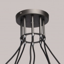 Ciemnoszary żyrandol na 8 żarówek do dużego pomieszczenia MW-LIGHT Loft - wycofa 696010808