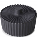 Cukiernica z pokrywką, czarna porcelana Pekoë Revol RV-653639-1