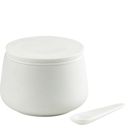 Cukierniczka porcelanowa z łyżeczką Nordic Skagerak S1600255
