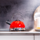 Czajnik różowy z gwizdkiem Wesco 2 Litry 340520-26