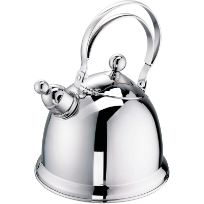 Czajnik stal polerowana z gwizdkiem Grace, na indukcję, 2,2 Litra 68042-16