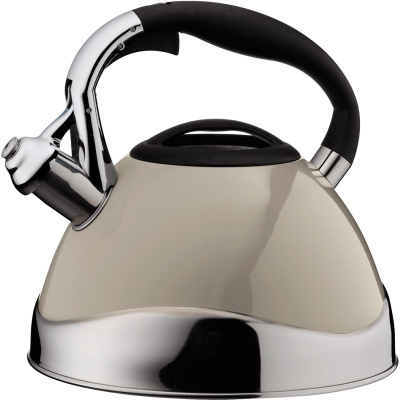 Czajnik z gwizdkiem beżowy Varus Kela 3 Litry KE-11697