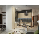 Czarna ażurowa lampa sufitowa w rustykalnym stylu 249017005