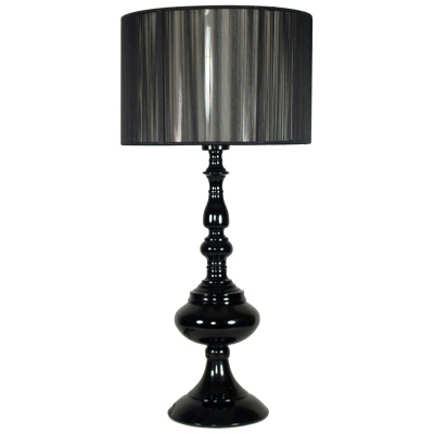 Czarna Lampka gabinetowa klasyczne kształty Gillenia Candellux 41-21338