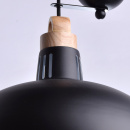 Czarna nowoczesna wisząca lampa idealna do kuchni 497014601