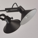 Czarne oświetlenie wiszące na 5 żarówek - regulowane klosze MW-LIGHT Loft 691010805