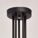 Czarne oświetlenie wiszące na 5 żarówek - regulowane klosze MW-LIGHT Loft 691010805