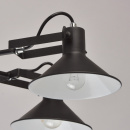 Czarne oświetlenie wiszące na 5 żarówek - regulowane klosze MW-LIGHT Loft 691010805