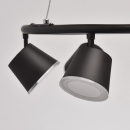 Czarne reflektory nad stół w jadalni - regulowana wysokość MW-LIGHT Techno 632015106