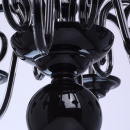 Czarny żyrandol w stylu dworkowym MW-LIGHT Elegance 483011008