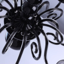 Czarny żyrandol w stylu dworkowym MW-LIGHT Elegance 483011008