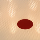 Czerwony plafon z rozpraszaczem światła MW-LIGHT Megapolis 708010509