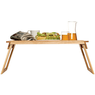 Dębowy stolik śniadaniowy, taca Sagaform Oval Oak SF-5010156