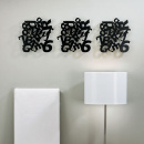 Dekoracja ścienna Jumble Umbra czarna umbra 470315-040