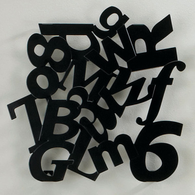 Dekoracja ścienna Jumble Umbra czarna umbra 470315-040