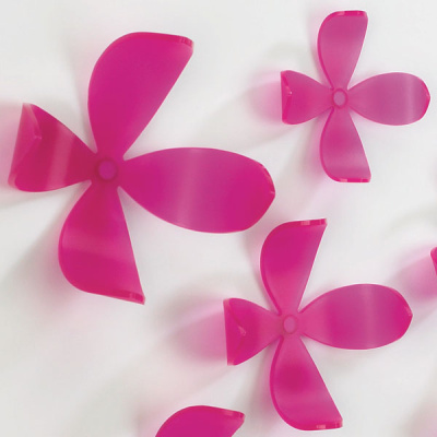 Dekoracja ścienna Wallflower Umbra różowa umbra 470040-124