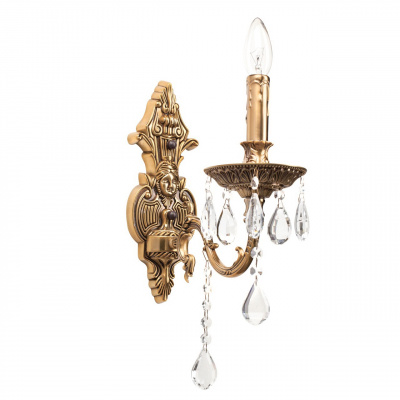 Dekoracyjna lampa ścienna w stylu rustykalnym Candle MW-Light Classic 301023401