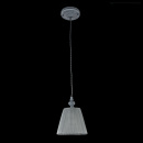 Delikatna, szara lampa wisząca Monsoon Maytoni Classic ARM154-PL-01-S