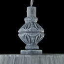Delikatna, szara lampa wisząca Monsoon Maytoni Classic ARM154-PL-01-S