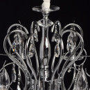 Delikatny żyrandol chromowany z dużą ilością kryształów MW-LIGHT Crystal 373013308