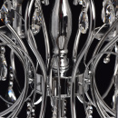 Delikatny żyrandol chromowany z dużą ilością kryształów MW-LIGHT Crystal 373013308