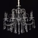 Delikatny żyrandol chromowany z dużą ilością kryształów MW-LIGHT Crystal 373013308