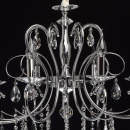 Delikatny żyrandol chromowany z dużą ilością kryształów MW-LIGHT Crystal 373013308
