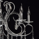 Delikatny żyrandol chromowany z dużą ilością kryształów MW-LIGHT Crystal 373013308