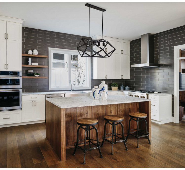 Lampa wisząca nad wyspę w kuchni - ażurowa konstrukcja DeMarkt Loft