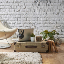 Designerska lampa wisząca LED, czarna, wykończona chromowanymi koralikami 412010401