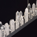 Designerska Lampa wisząca LED dekor imitujący kryształ górski RegenBogen Loft 690010101