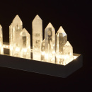 Designerska Lampa wisząca LED dekor imitujący kryształ górski RegenBogen Loft 690010101