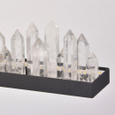 Designerska Lampa wisząca LED dekor imitujący kryształ górski RegenBogen Loft 690010101