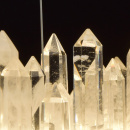 Designerska Lampa wisząca LED dekor imitujący kryształ górski RegenBogen Loft 690010101