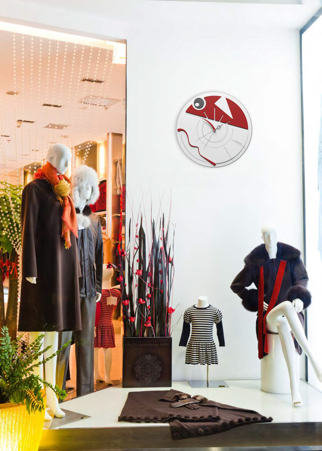 designerskie zegary ścienne