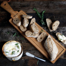 Deska dębowa do serwowania serów i przekąsek Tapas Boska BO-320091