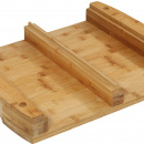 Deska do krojenia bambusowa ze stalowymi tackami 46x35 cm Zassenhaus ZS-054330