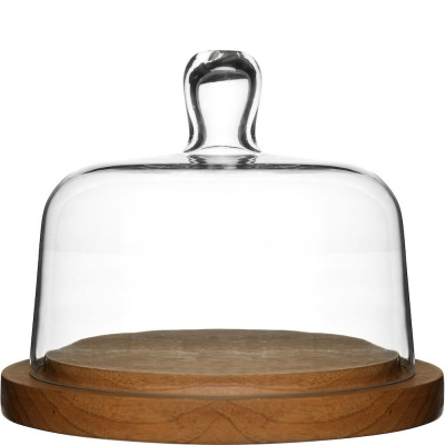 Deska do sera ze szklaną pokrywą Sagaform Oak SF-5026044