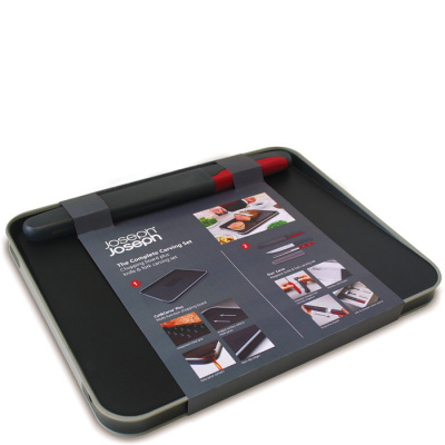 Deska i sztućce do krojenia pieczeni Duo Carve Joseph Joseph 98169